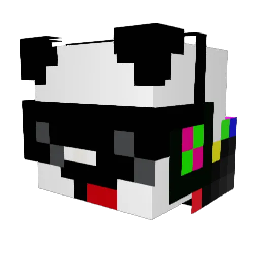 YTxNetBuzz Minecraft avatar head, 3D render