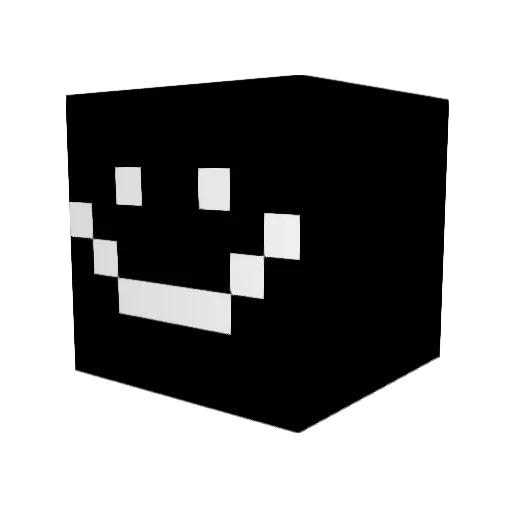 YUG101010 Minecraft avatar head, 3D render