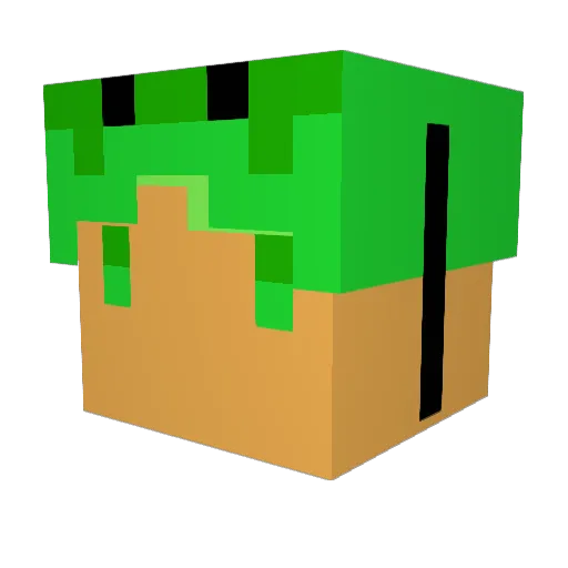 YUGO0603 Minecraft avatar head, 3D render