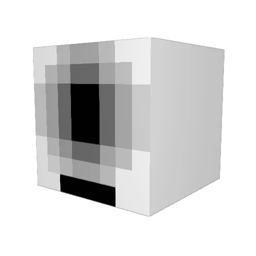 YUGO56789 Minecraft avatar head, 3D render