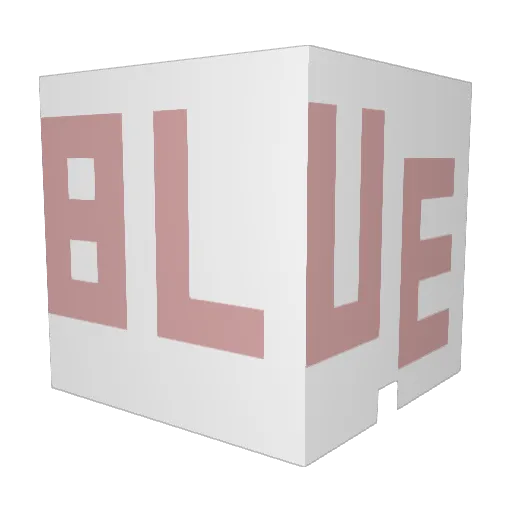 YUH_BRUH Minecraft avatar head, 3D render