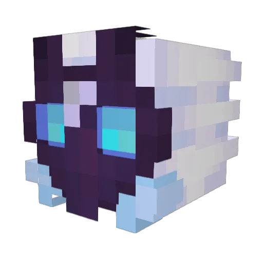 YUMEARU Minecraft avatar head, 3D render