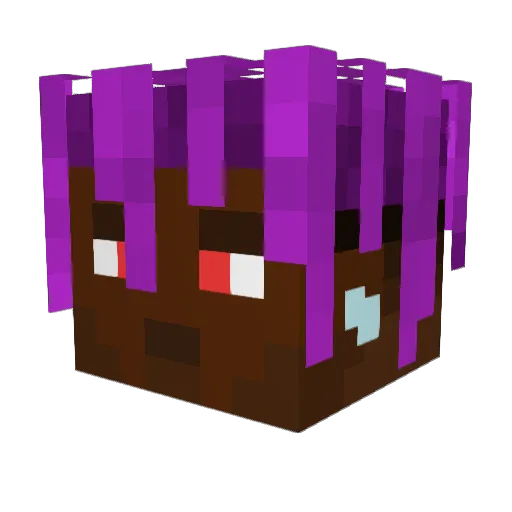 YUMYUM77 Minecraft avatar head, 3D render