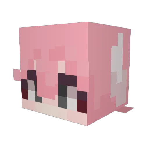 YUNAKIM2012 Minecraft avatar head, 3D render
