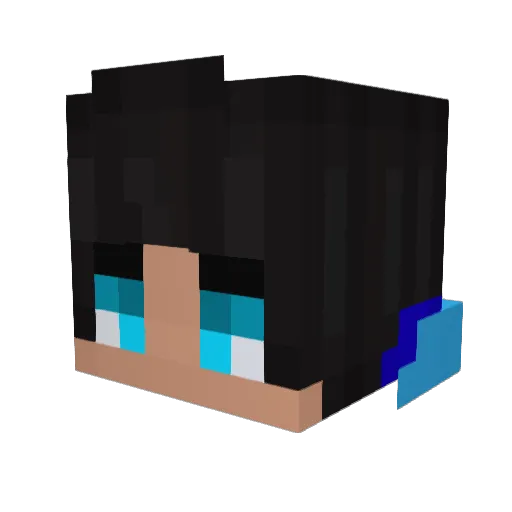 YUNUS11EMRE7 Minecraft avatar head, 3D render