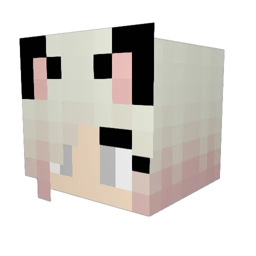 YURIvv Minecraft avatar head, 3D render