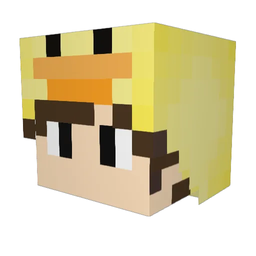 YUSUFULKU123 Minecraft avatar head, 3D render
