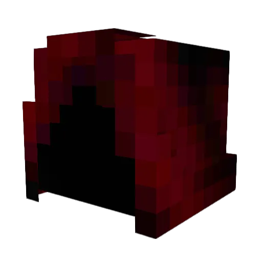 YUYUWAWA228 Minecraft avatar head, 3D render