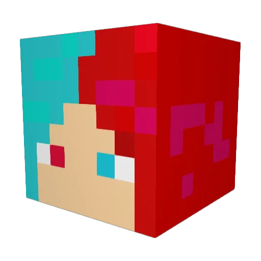 YU_ROGER36987 Minecraft avatar head, 3D render