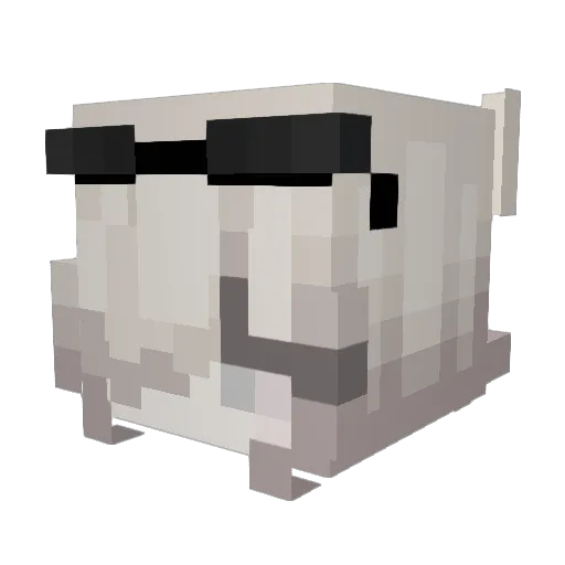 YUuillnam Minecraft avatar head, 3D render