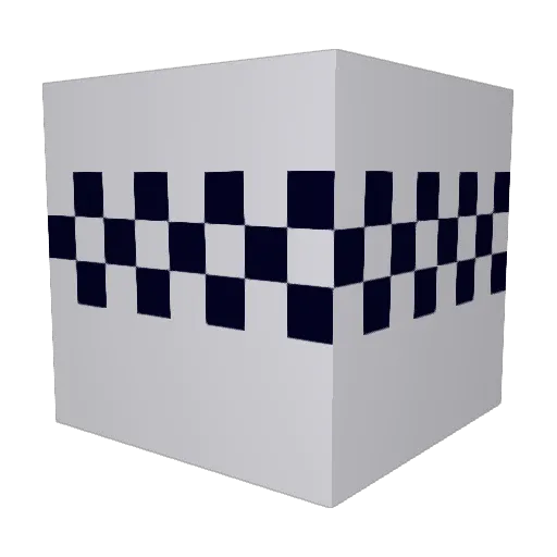 YV2H Minecraft avatar head, 3D render