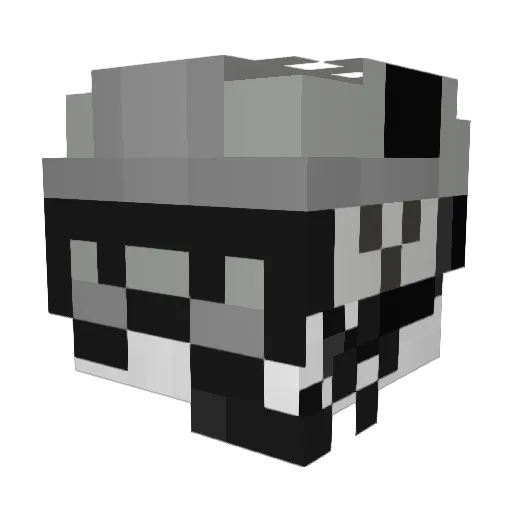 YXDYX Minecraft avatar head, 3D render