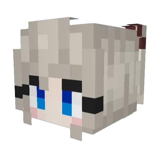 YXY2009 Minecraft avatar head, 3D render