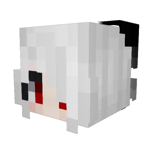 YXanderson Minecraft avatar head, 3D render