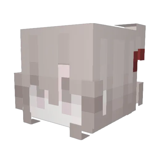 YY210 Minecraft avatar head, 3D render