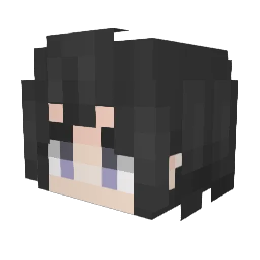 YYOkuLu Minecraft avatar head, 3D render