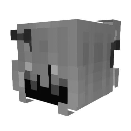 YYSY233 Minecraft avatar head, 3D render