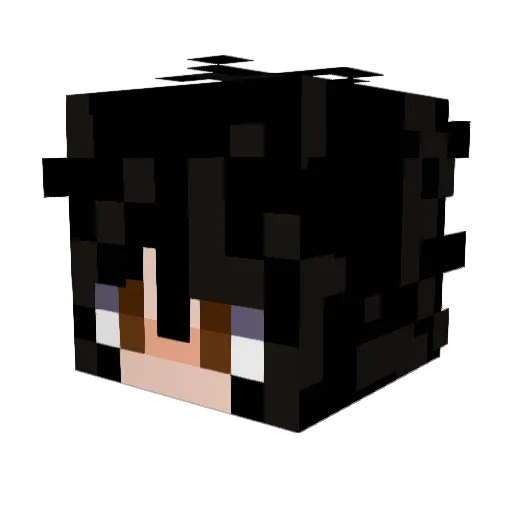 YYammyy_ Minecraft avatar head, 3D render