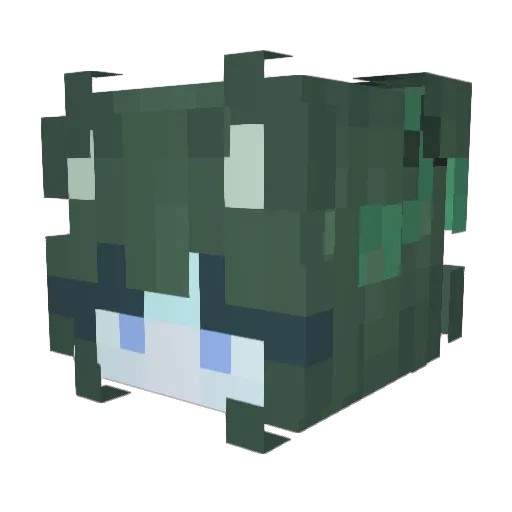 YYawm Minecraft avatar head, 3D render