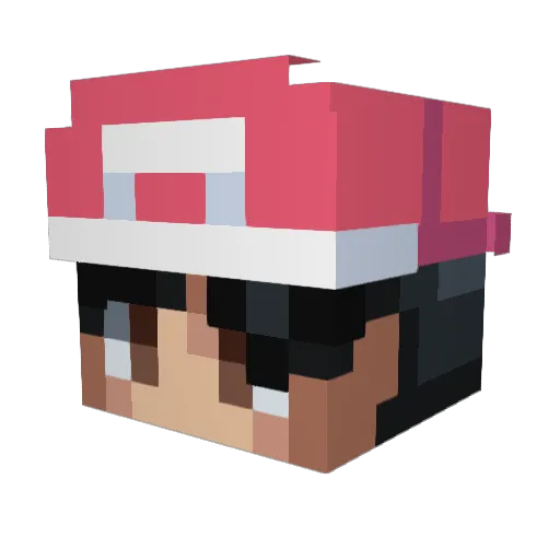 YYk33 Minecraft avatar head, 3D render