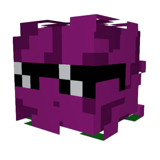 YYoshiFan Minecraft avatar head, 3D render