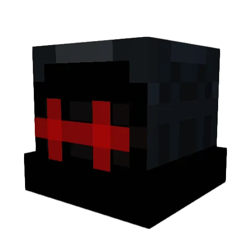 YZFQZ Minecraft avatar head, 3D render