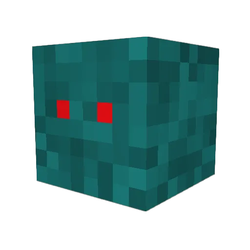 Y_AK Minecraft avatar head, 3D render