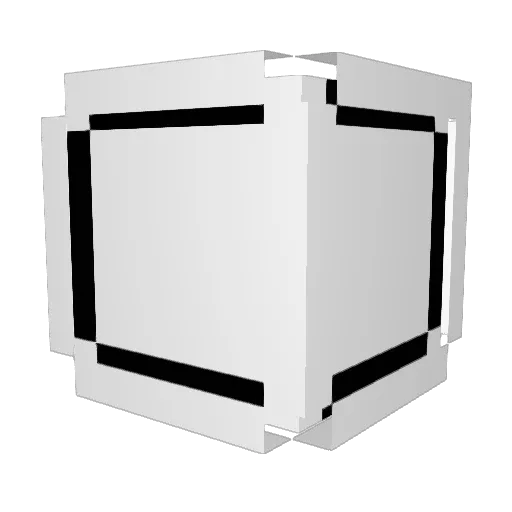 Y_OverKnow Minecraft avatar head, 3D render