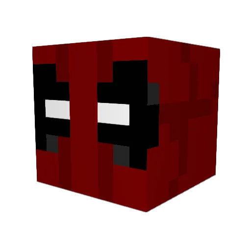 Y_YD Minecraft avatar head, 3D render