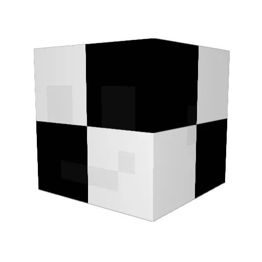Y_Yblue Minecraft avatar head, 3D render
