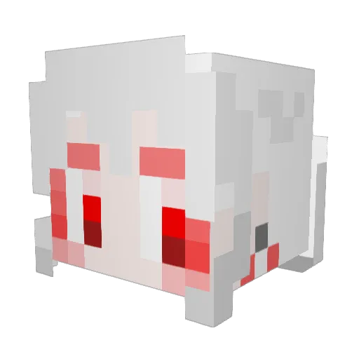Y_Yui_Y Minecraft avatar head, 3D render