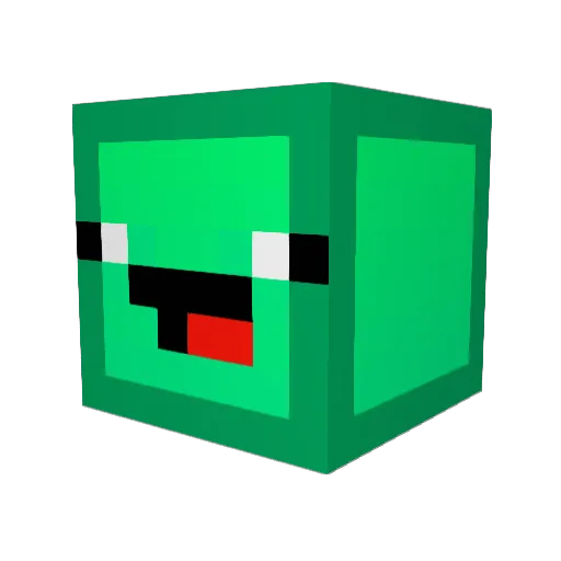 Y_a1nzy Minecraft avatar head, 3D render