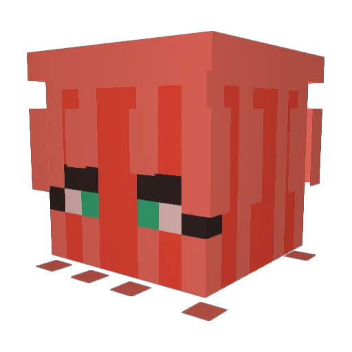 Y_eggy Minecraft avatar head, 3D render