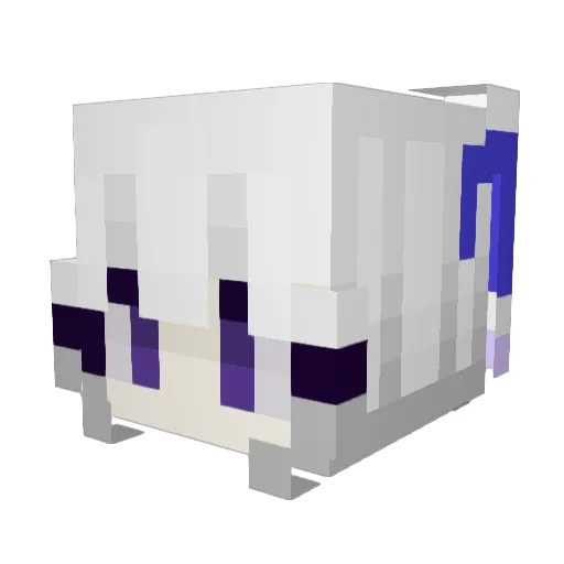 Y_kiri24 Minecraft avatar head, 3D render