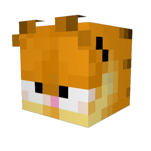 Y_shuhao Minecraft avatar head, 3D render