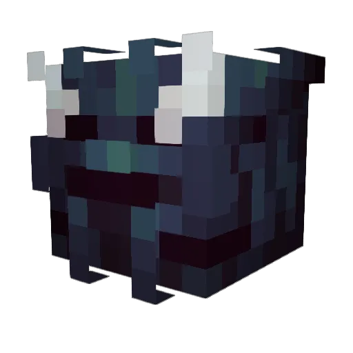 YaBilal Minecraft avatar head, 3D render