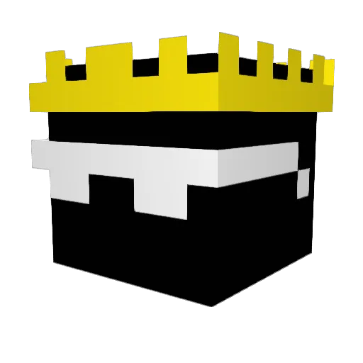 YaBla Minecraft avatar head, 3D render