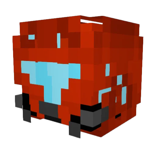 YaBoi02 Minecraft avatar head, 3D render