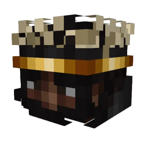 YaBoiAction Minecraft avatar head, 3D render