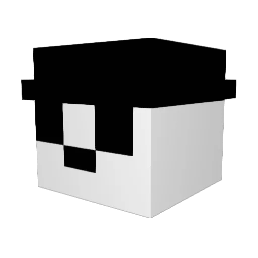 YaBoiArthur Minecraft avatar head, 3D render