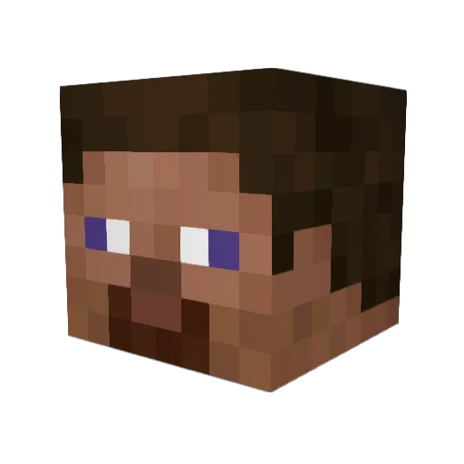 YaBoiChillax Minecraft avatar head, 3D render