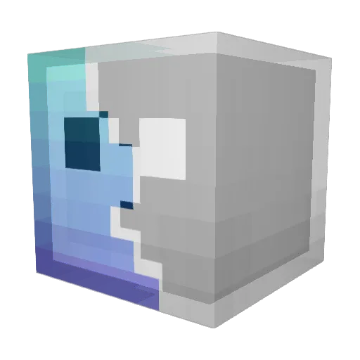 YaBoiCrafts Minecraft avatar head, 3D render
