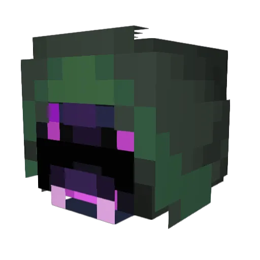 YaBoiDacio Minecraft avatar head, 3D render