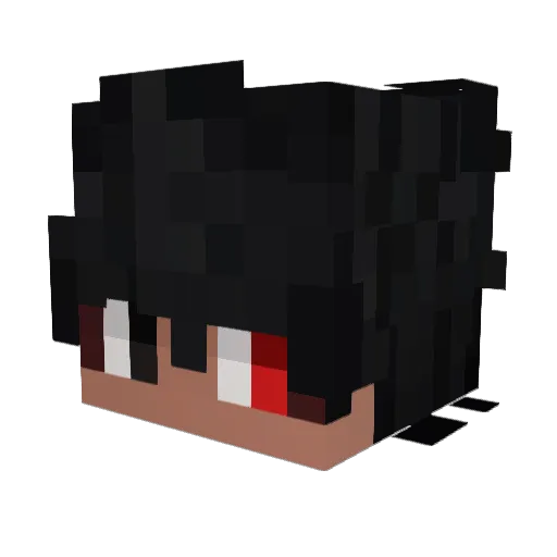 YaBoiDuckiee Minecraft avatar head, 3D render
