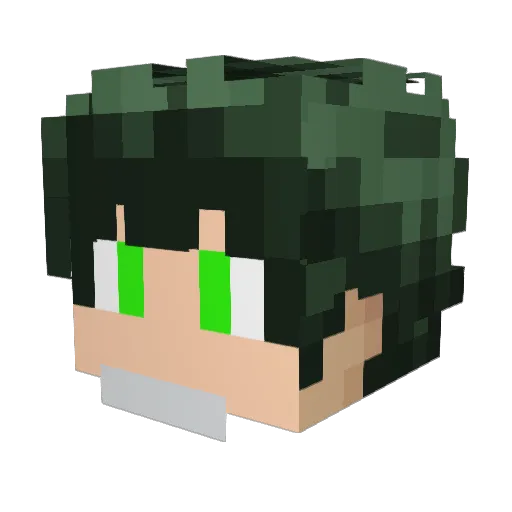 YaBoiEeyore Minecraft avatar head, 3D render