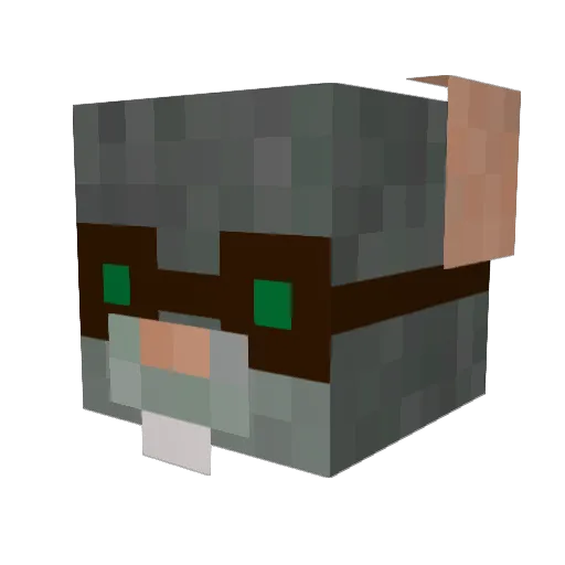 YaBoiJacket Minecraft avatar head, 3D render