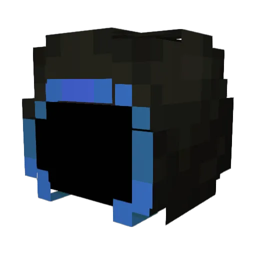 YaBoiKG Minecraft avatar head, 3D render