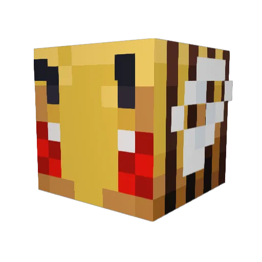 YaBoiRo Minecraft avatar head, 3D render