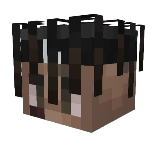 YaBoiSugaNips Minecraft avatar head, 3D render