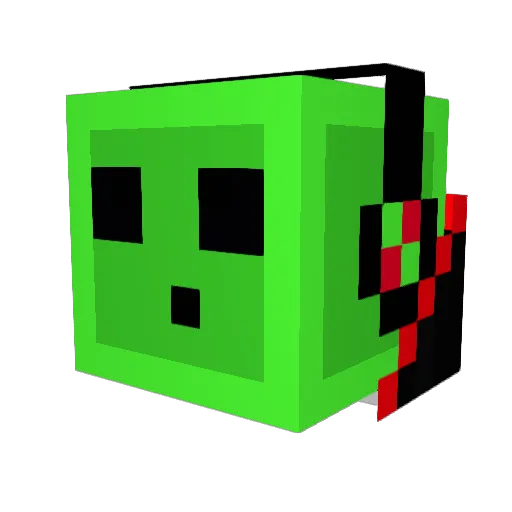 YaBoiiAnt Minecraft avatar head, 3D render